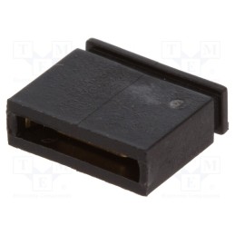 5 pcs x FISCHER ELEKTRONIK - CAB 5 05 GS - Jumper, pin strips, female, closed, 5.08mm, 1x2, gold-plated, 3A