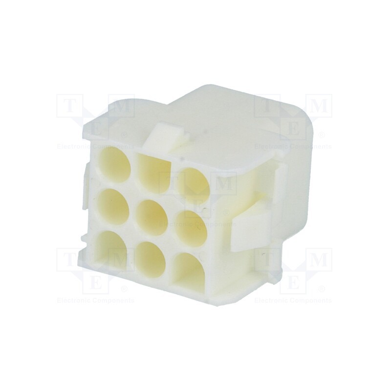 5 pcs x MOLEX - 50842092 - Plug, wire-wire, male/female, MLX, 6.35mm, PIN: 9, Layout: 3x3