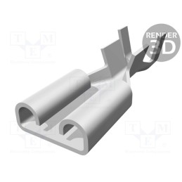 5 pcs x TE Connectivity - 5-160447-2 - Terminal: flat, 6.3mm, 0.8mm, female, 1÷2.5mm2, crimped, for cable