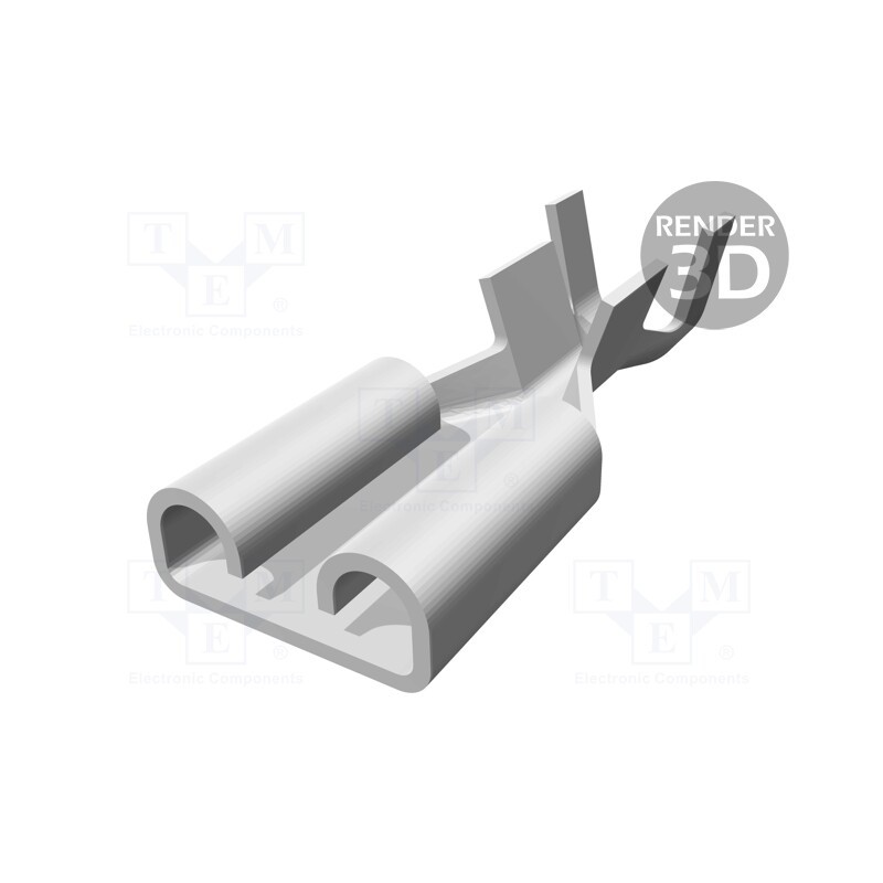 5 pcs x TE Connectivity - 5-160447-2 - Terminal: flat, 6.3mm, 0.8mm, female, 1÷2.5mm2, crimped, for cable