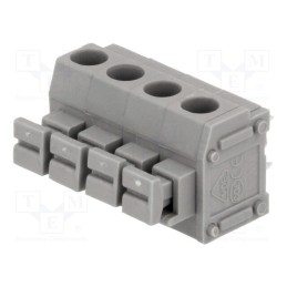 5 pcs x DEGSON ELECTRONICS - DG235-5.0-04P-11-00A(H) - PCB terminal block, angled 90°, 5mm, ways: 4, on PCBs, 1.5mm2, 8A