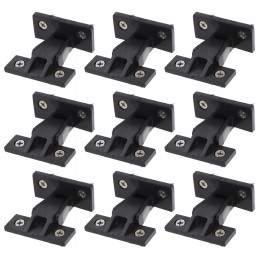 Furniture connector, push-in clip, 10 pcs