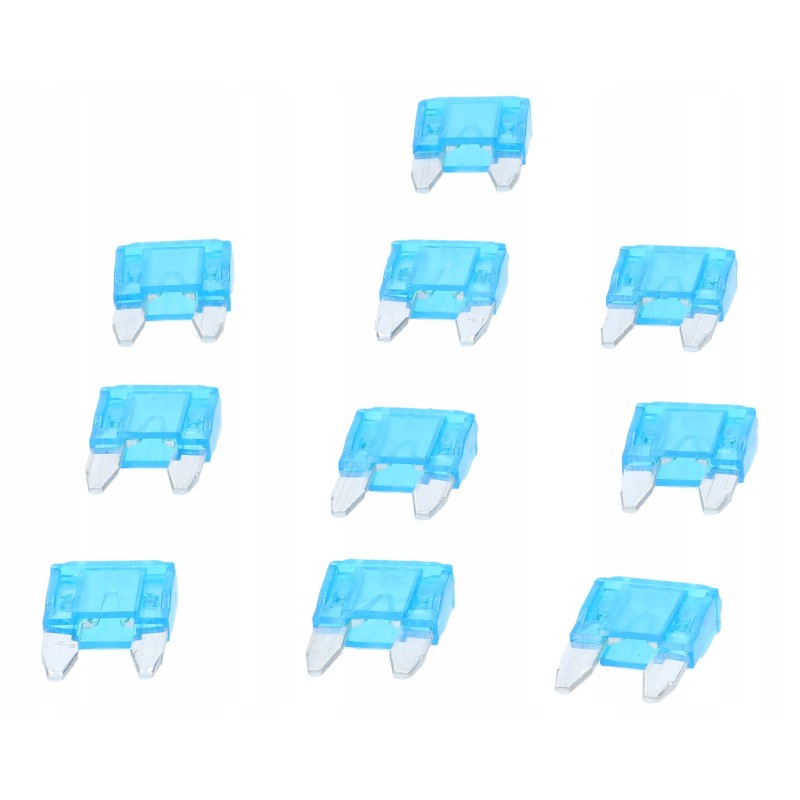 Mini flat fuse 15a blue 10 pcs