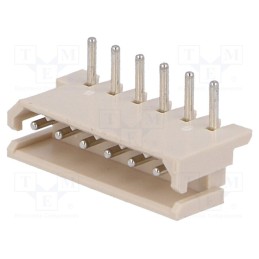 5 pcs x MOLEX - 22057065 - Socket, wire-board, male, Mini-SPOX, 2.5mm, PIN: 6, THT, 3A, tinned