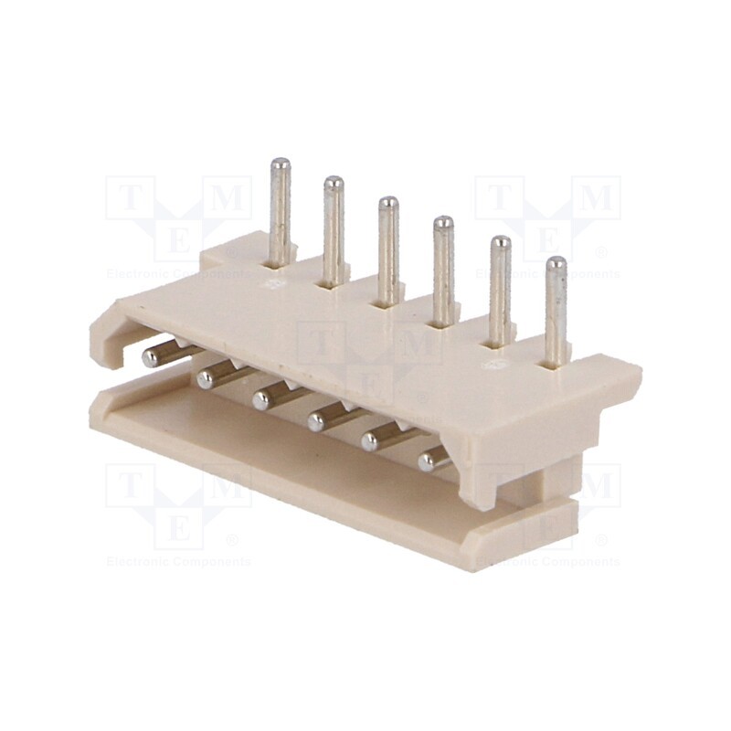 5 pcs x MOLEX - 22057065 - Socket, wire-board, male, Mini-SPOX, 2.5mm, PIN: 6, THT, 3A, tinned