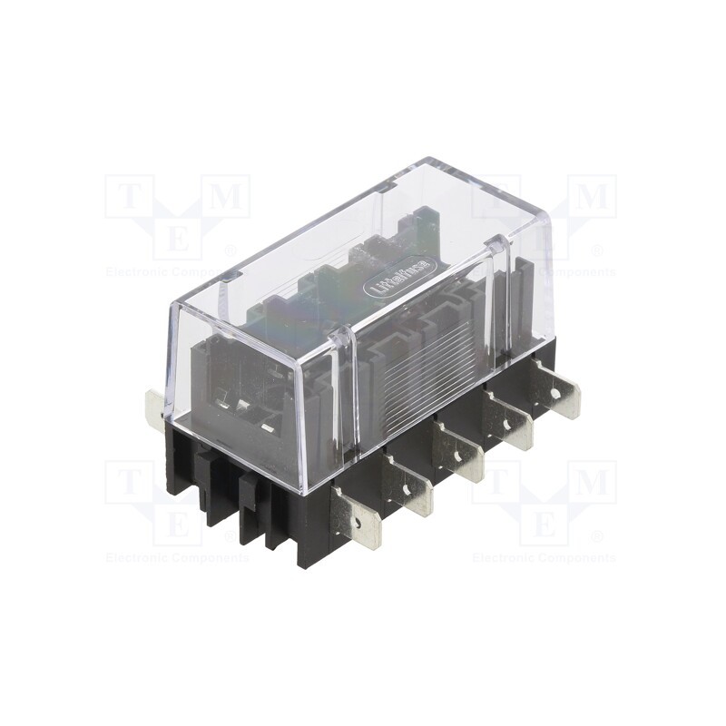1 pcs x LITTELFUSE - 03500417TXN - Fuse holder, 15A, Poles: 5, ATO