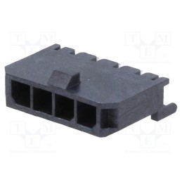 5 pcs x Amphenol Communications Solutions - 10136656-0411LF - Plug, wire-board, female, Minitek® Pwr 3.0, 3mm, PIN: 4, -40÷105°C