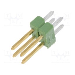 5 pcs x TE Connectivity - 826632-2 - Pin header, pin strips, AMPMODU MOD II, male, PIN: 4, straight