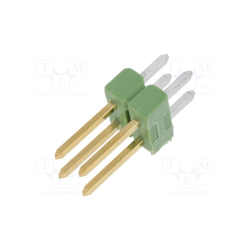 5 pcs x TE Connectivity - 826632-2 - Pin header, pin strips, AMPMODU MOD II, male, PIN: 4, straight