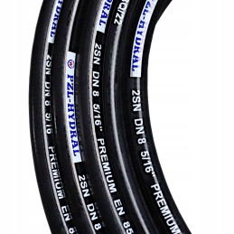 Hydraulic hose for crimping dn08 with 2 braids