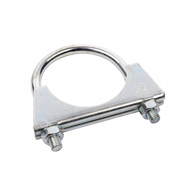 Clamping clamp for 58mm exhaust pipe connections