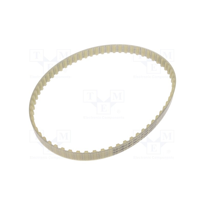 1 pcs x OPTIBELT - T10 650 1677ZA - Timing belt, T10, W: 16mm, H: 4.5mm, Lw: 650mm, Tooth height: 2.5mm