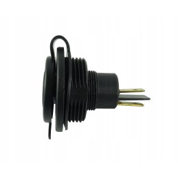 DIN socket, screw-in, tightly closed