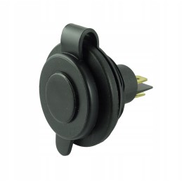 DIN socket, screw-in, tightly closed