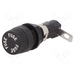 1 pcs x LITTELFUSE - 03450603H - Fuse holder, cylindrical fuses, 6.3x32mm, 16A, 250V, on panel