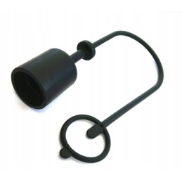 Quick connector plug cover, black