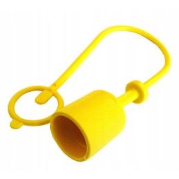 Yellow quick connector plug cover