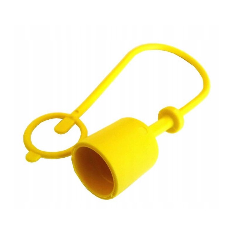 Yellow quick connector plug cover
