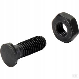 2-nose bolt, M12x35 K20, with nut