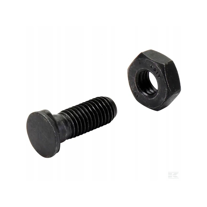 2-nose bolt, M12x35 K20, with nut