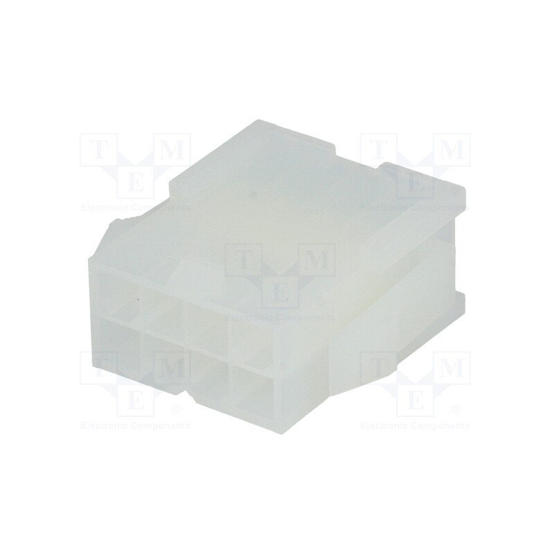 5 pcs x MOLEX - 39012081 - Plug, wire-wire, male, Mini-Fit Jr, 4.2mm, PIN: 8, w/o contacts