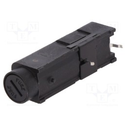 1 pcs x LITTELFUSE - 03450121H - Fuse holder, cylindrical fuses, THT, 5x20mm, -40÷85°C, 15A, 600V