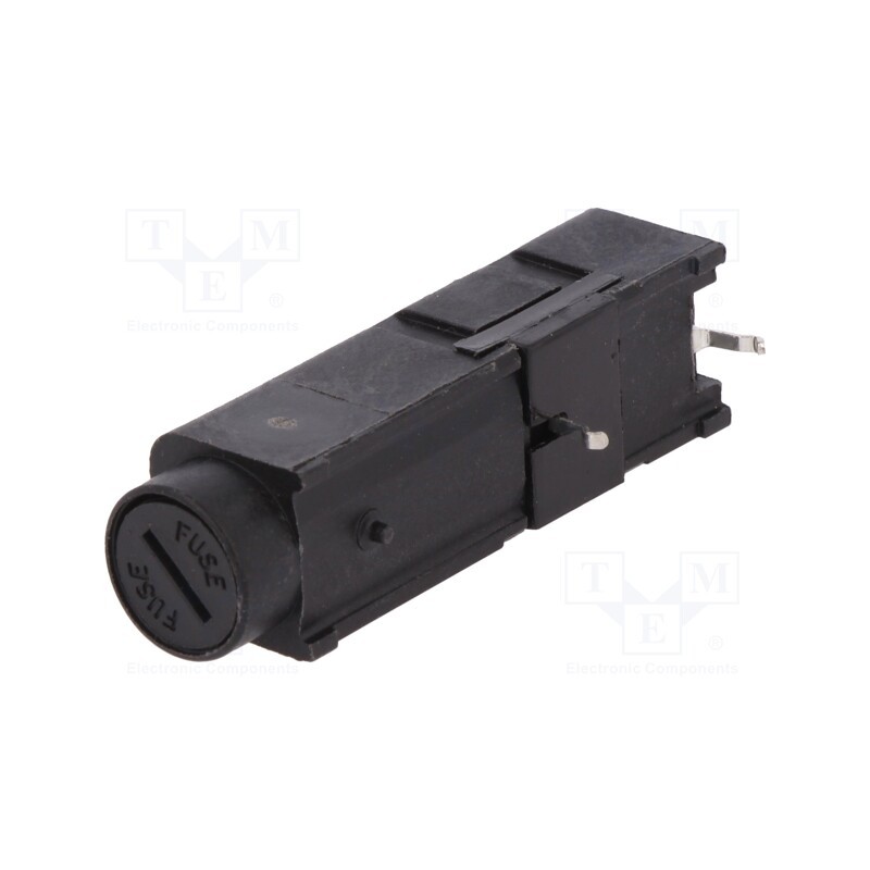 1 pcs x LITTELFUSE - 03450121H - Fuse holder, cylindrical fuses, THT, 5x20mm, -40÷85°C, 15A, 600V