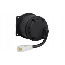 Halogen work lamp with a round design