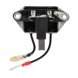 Alternator voltage regulator 50a with brush hold