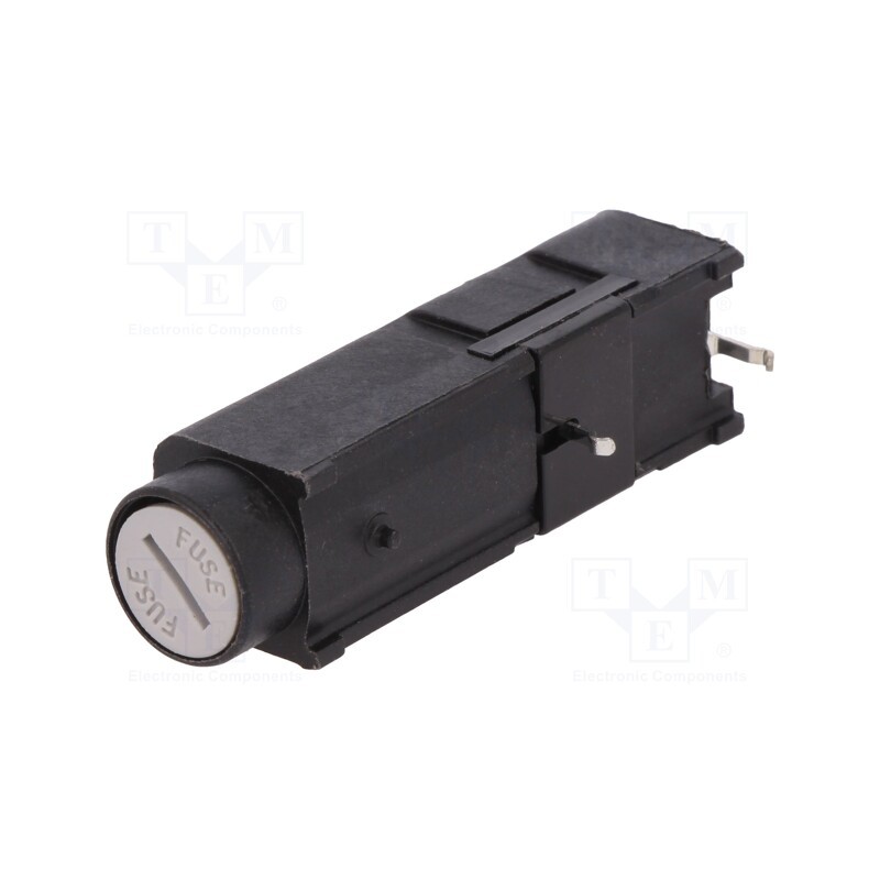 1 pcs x LITTELFUSE - 03450101H - Fuse holder, cylindrical fuses, THT, 6.3x32mm, -40÷85°C, 15A, 600V