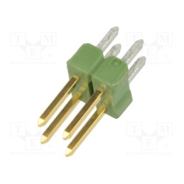 5 pcs x TE Connectivity - 826656-2 - Pin header, pin strips, AMPMODU MOD II, male, PIN: 4, straight