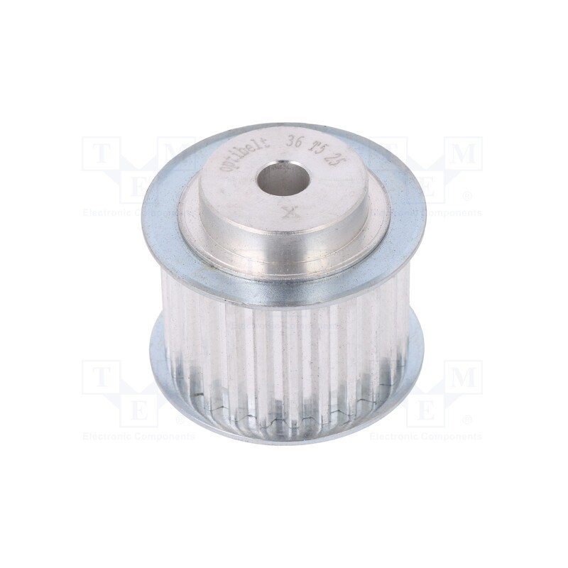 1 pcs x OPTIBELT - 36 T5 25-200ZA - Belt pulley, T5, W: 25mm, whell width: 36mm, Ø: 39mm, aluminium, ZRS