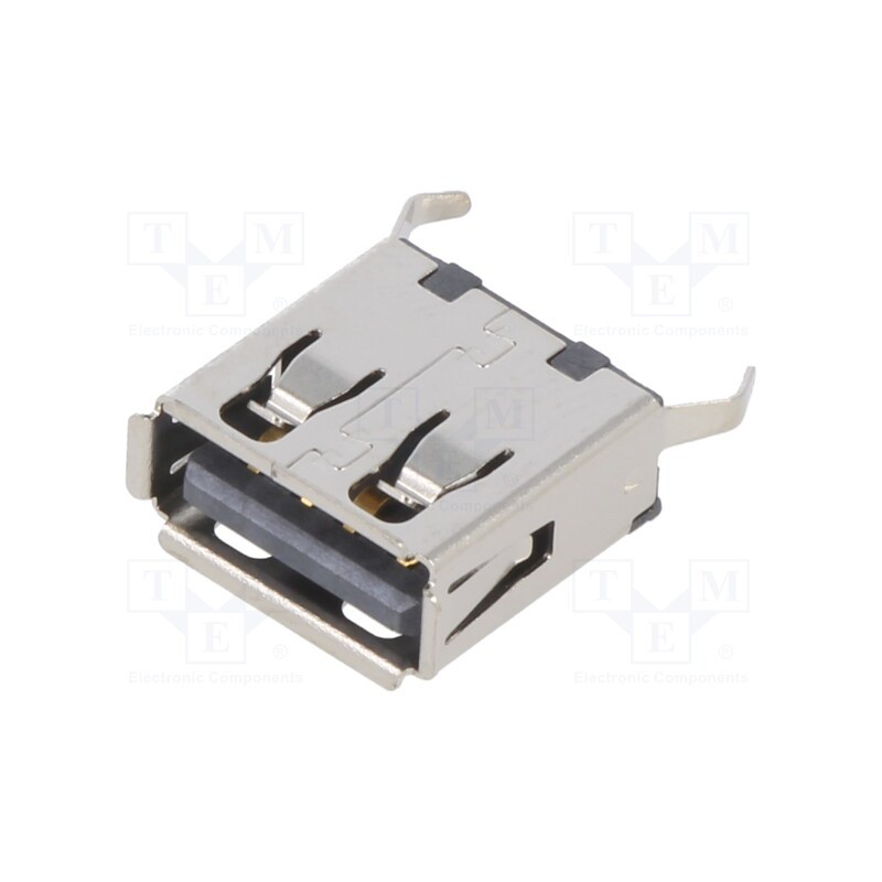 5 pcs x BEL FUSE - SS-52100-002 - Socket, USB B, PIN: 4, THT, straight, USB 2.0