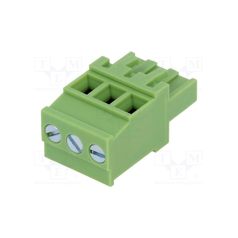 5 pcs x XINYA - XY2500F-AV(5.0)-3P - Pluggable terminal block, 5mm, ways: 3, angled 90°, plug, female