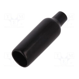 1 pcs x BULGIN - 11327 - Cover, black, Mat: polyamide