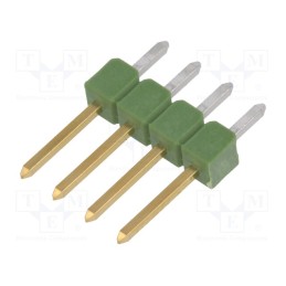 5 pcs x TE Connectivity - 826629-4 - Pin header, pin strips, AMPMODU MOD II, male, PIN: 4, straight
