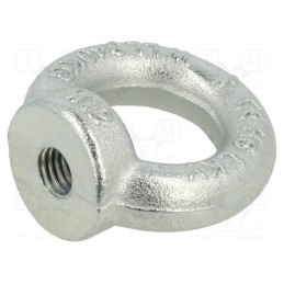 1 pcs x ELESA+GANTER - DIN 582-M12-ST - Lifting eye nut, eye, M12, steel, Plating: zinc, DIN 582, 30mm