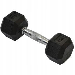 Rubber dumbbell hex 4 kg enero fit enero fit
