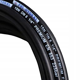 Hydraulic hose for crimping dn06 with 1 braid