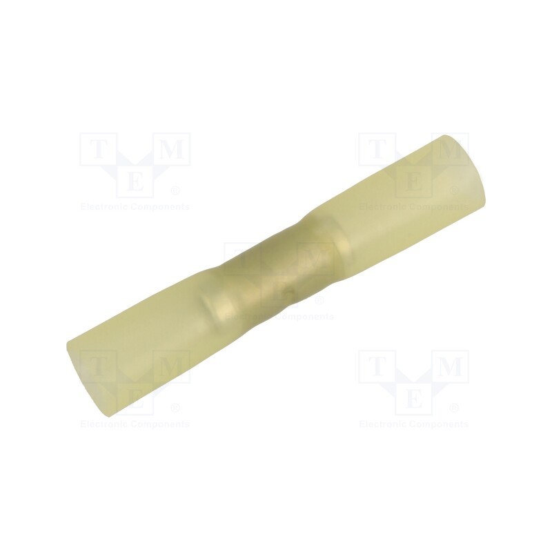 5 pcs x NICHIFU - SB 1210 - Tip: butt splice, in heat-shrinkable insulation, brass, 5.5mm2