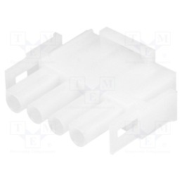 5 pcs x NINIGI - NLSW-1X4 - Plug, wire-wire, male/female, NLS, 6.35mm, for cable, PIN: 4, 600V