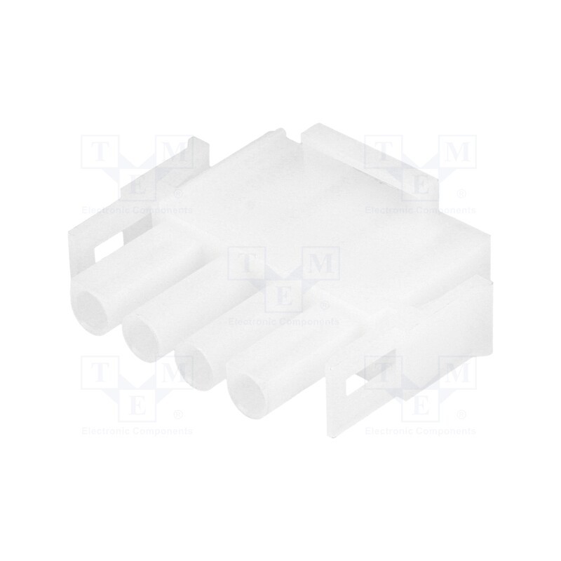 5 pcs x NINIGI - NLSW-1X4 - Plug, wire-wire, male/female, NLS, 6.35mm, for cable, PIN: 4, 600V