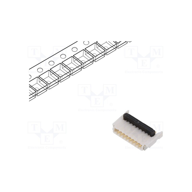 5 pcs x MOLEX - 5034800800 - Connector: FFC/FPC, horizontal, PIN: 8, SMT, FBH1, 50V, 500mA, 0.5mm