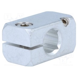 1 pcs x ELESA+GANTER - GN 476-B12-B12-A-MT - Mounting coupler, with axial bore, D: 12mm, S: 10mm, W: 20mm, H: 20mm