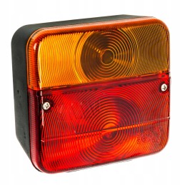Universal rear combination lamp with license plate illumination
