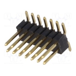 5 pcs x CONNFLY - DS1031-08-2*7P8BS41-3A - Pin header, pin strips, male, PIN: 14, vertical, 1.27mm, SMT, 2x7