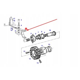 H926150200021 front PTO engagement lever