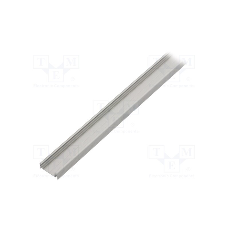 1 pcs x TOPMET - A2010020S - Profiles for LED modules, natural, L: 1m, SURFACE14, aluminium