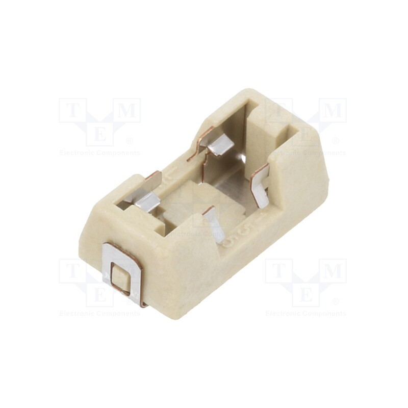 1 pcs x LITTELFUSE - 01550900M - Fuse holder, SMD fuses, SMT, -55÷125°C, 10A, UL94V-0, beige, 125VAC