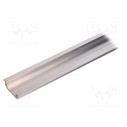 1 pcs x TOPMET - A3010000S - Profiles for LED modules, natural, L: 1m, GROOVE14, aluminium